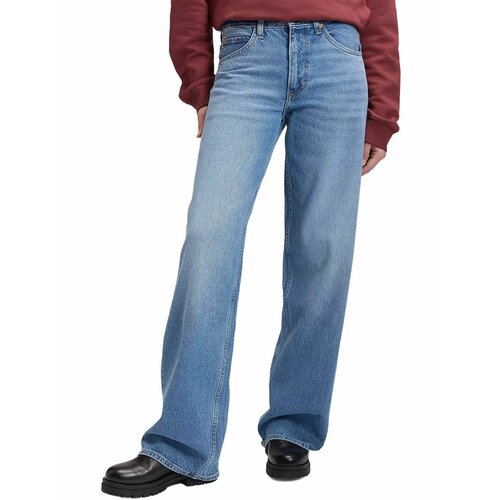 фото Джинсы lee women rider loose jeans, размер 27/31, синий