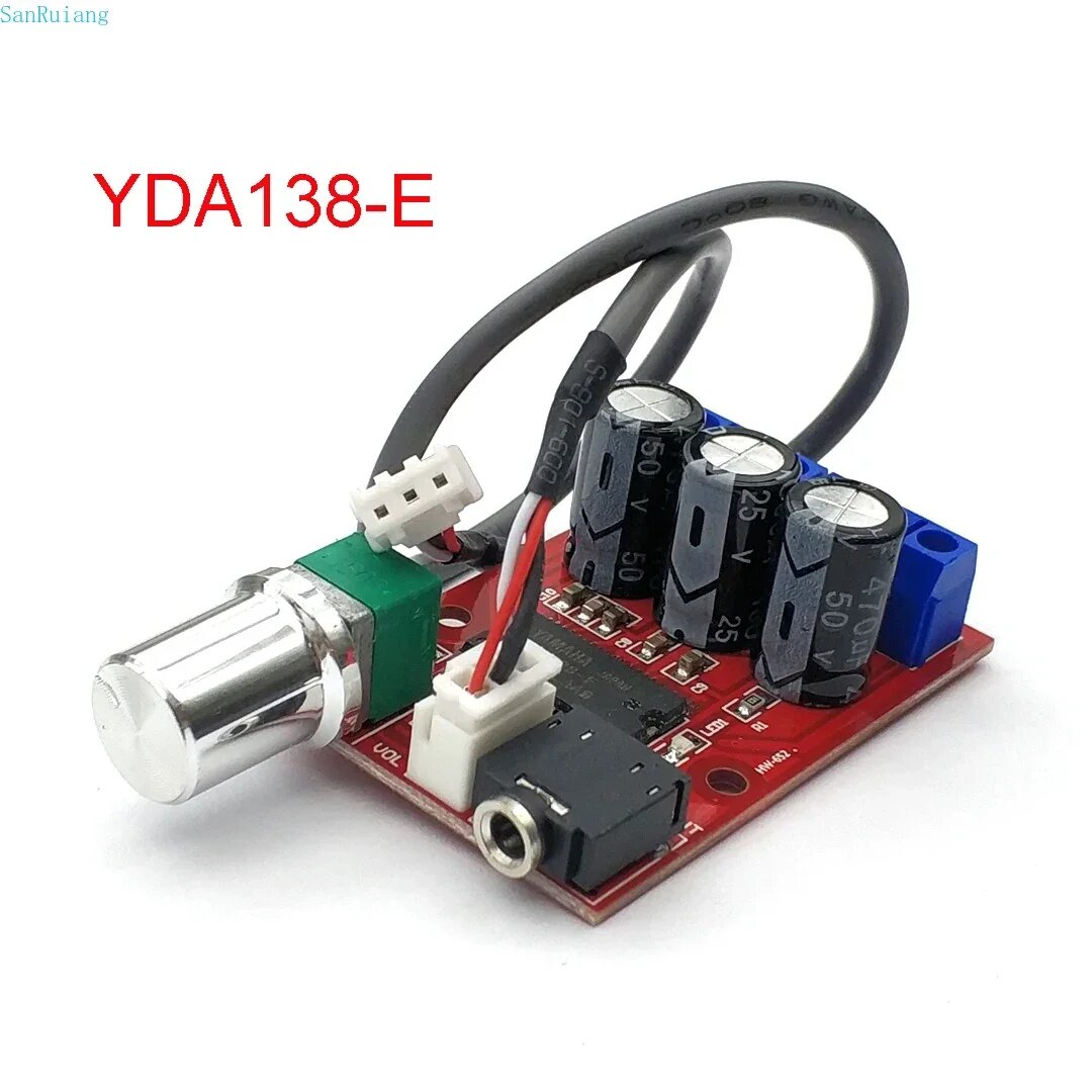 Плата усилителя YDA138-E, цифровой двухканальный стерео модуль усилителя мощности Miniatu, плата усилителя звука класса D HD — фото 1