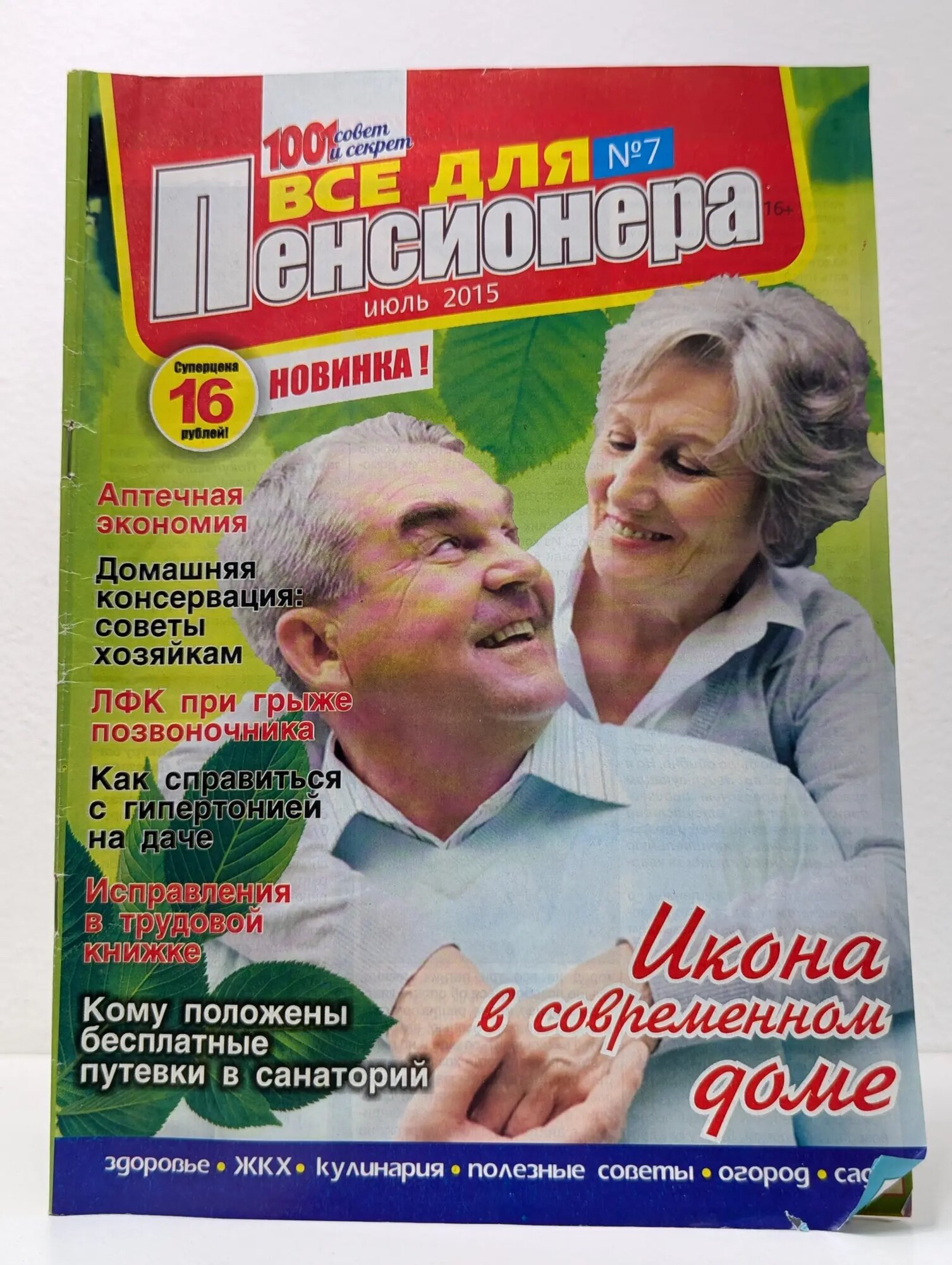 Все для пенсионера. Выпуск № 7/2015 Сборник 2015