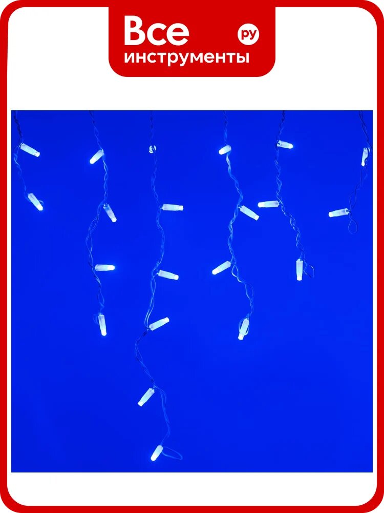Светодиодная гирлянда Ardecoled ARD-EDGE-CLASSIC-2400x600-WHITE-88LED-FLASH BLUE 026017