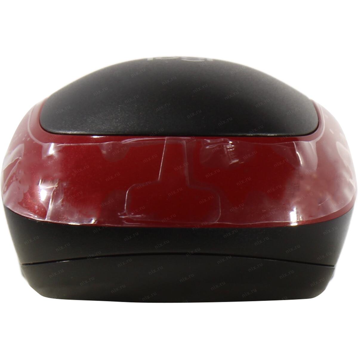 Logitech M185 Red Wireless Mouse 910-002633 (RTL) USB 3btn+Roll уменьшенная — фото 1