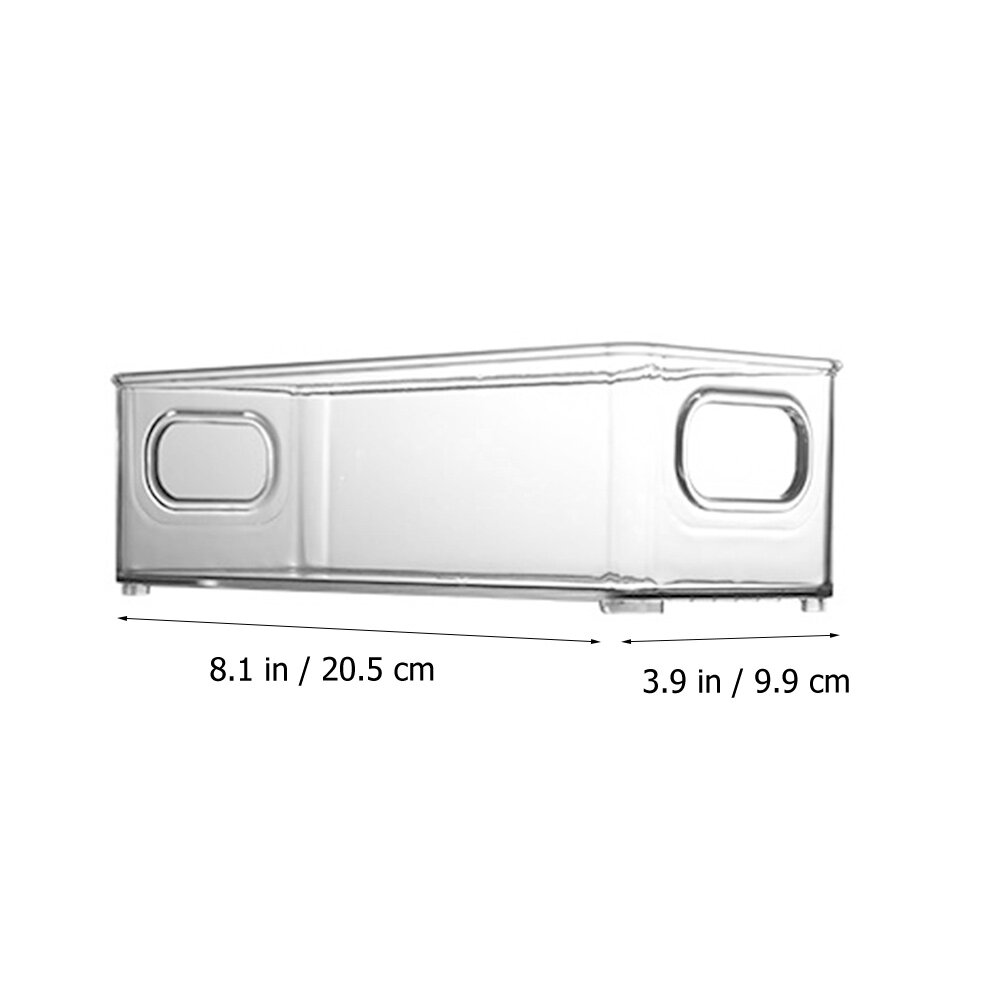 Прозрачная Коробка Для Хранения Овощей И Фруктов В Холодильнике 25.5X9.9X7.6Cm