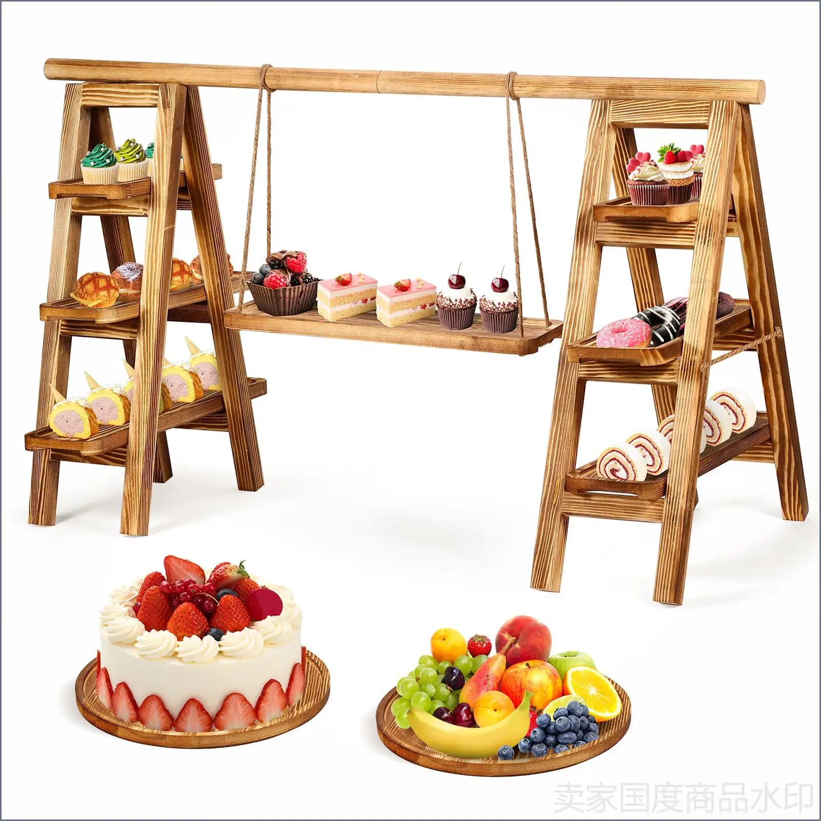 Milochic Тортница "QT1UL2HU6EA6NI6IZ9NI2-M23J41JZFV", диаметр 34 см, 1 шт