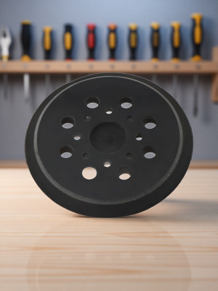 Подошва для эксцентриковой (орбитальной) шлифмашины Hanskonner HOS8135RC, d125 мм, RUBBER BACKING PAD