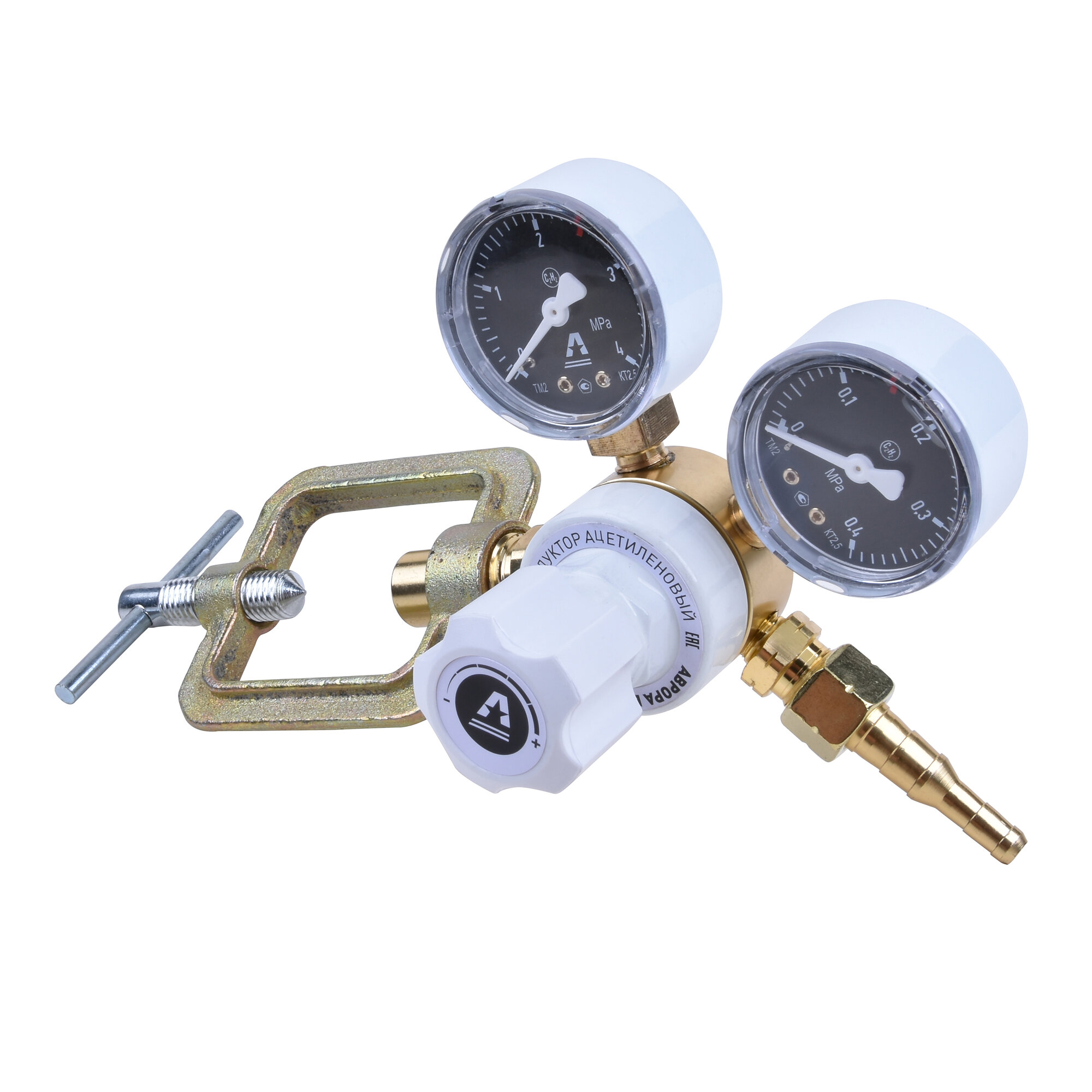 Редуктор ацетиленовый аврора БАО-5 Мини Al (корпус из алюминия) — фото 1