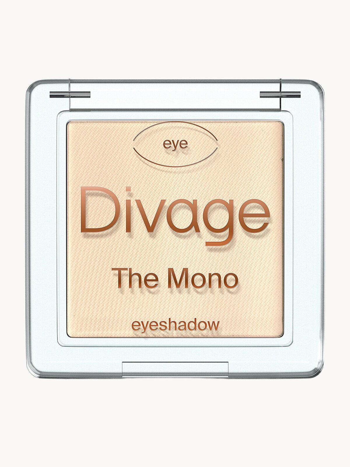 Divage Тени для век компактные матовые The Mono Тон 07 молочный