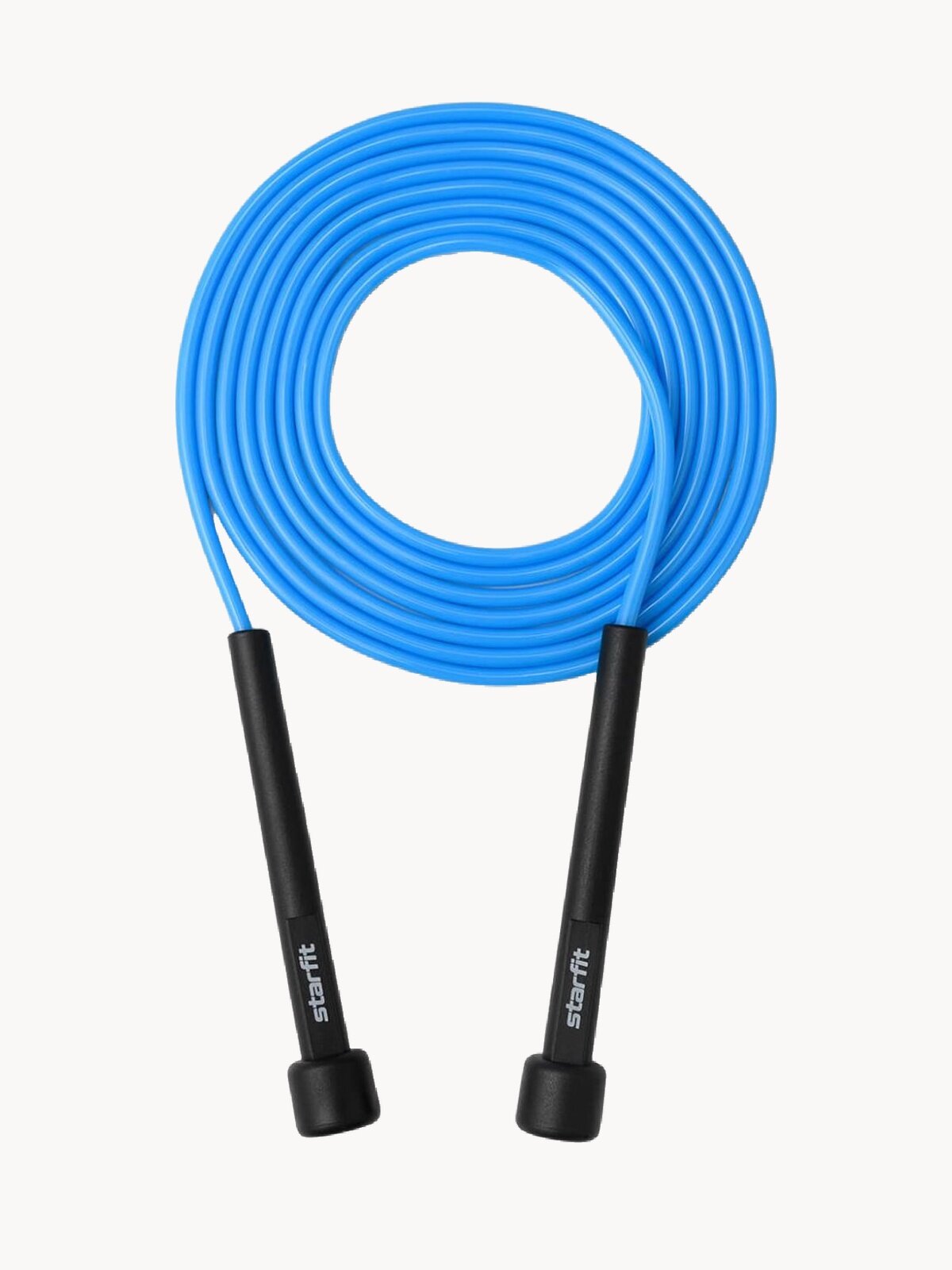 Скакалка спортивная для фитнеса STARFIT RP-101 синий, длина 3м.