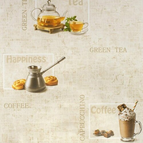 фото Обои бумажные, моющиеся, полуметровые, 0,53*10м, фиеста 2 брянские обои