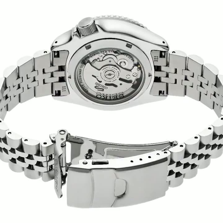 Наручные часы SEIKO 5 Sports, серебряный, синий — фото 1