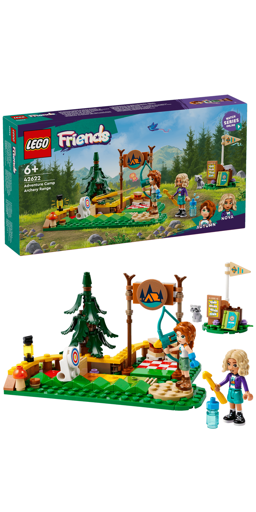 42622 LEGO Friends стрельба из лука в летнем лагере 6+