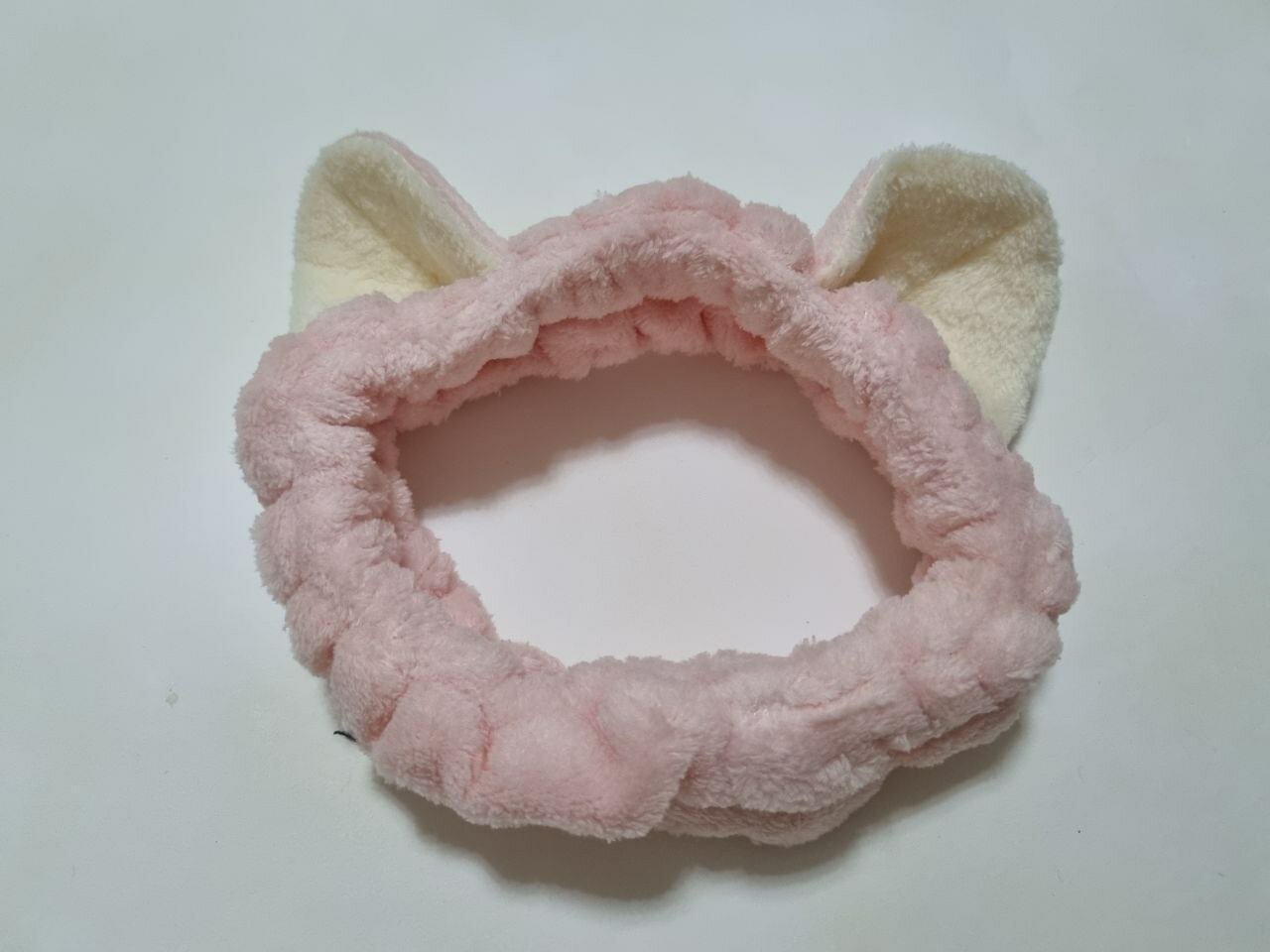 Ободок для умывания с ушками нежный — фото 1