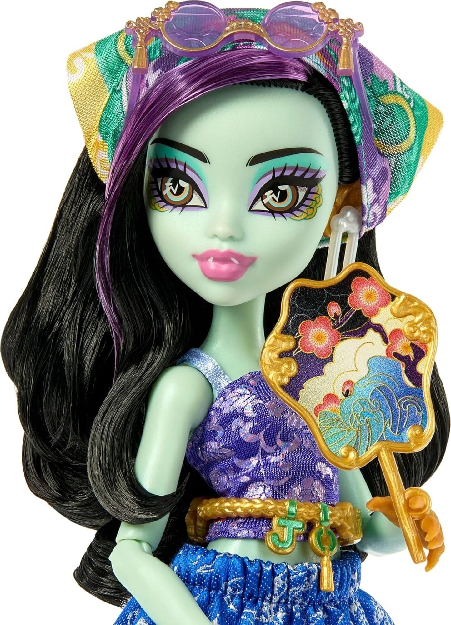 Кукла Monster High Skulltimate Secrets Дженифер, шарнирная, с сумочкой, зеленый цвет — фото 1