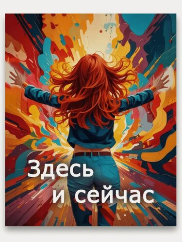 Изображение товара Картина по номерам 40x50 "Здесь и сейчас" - на подрамнике