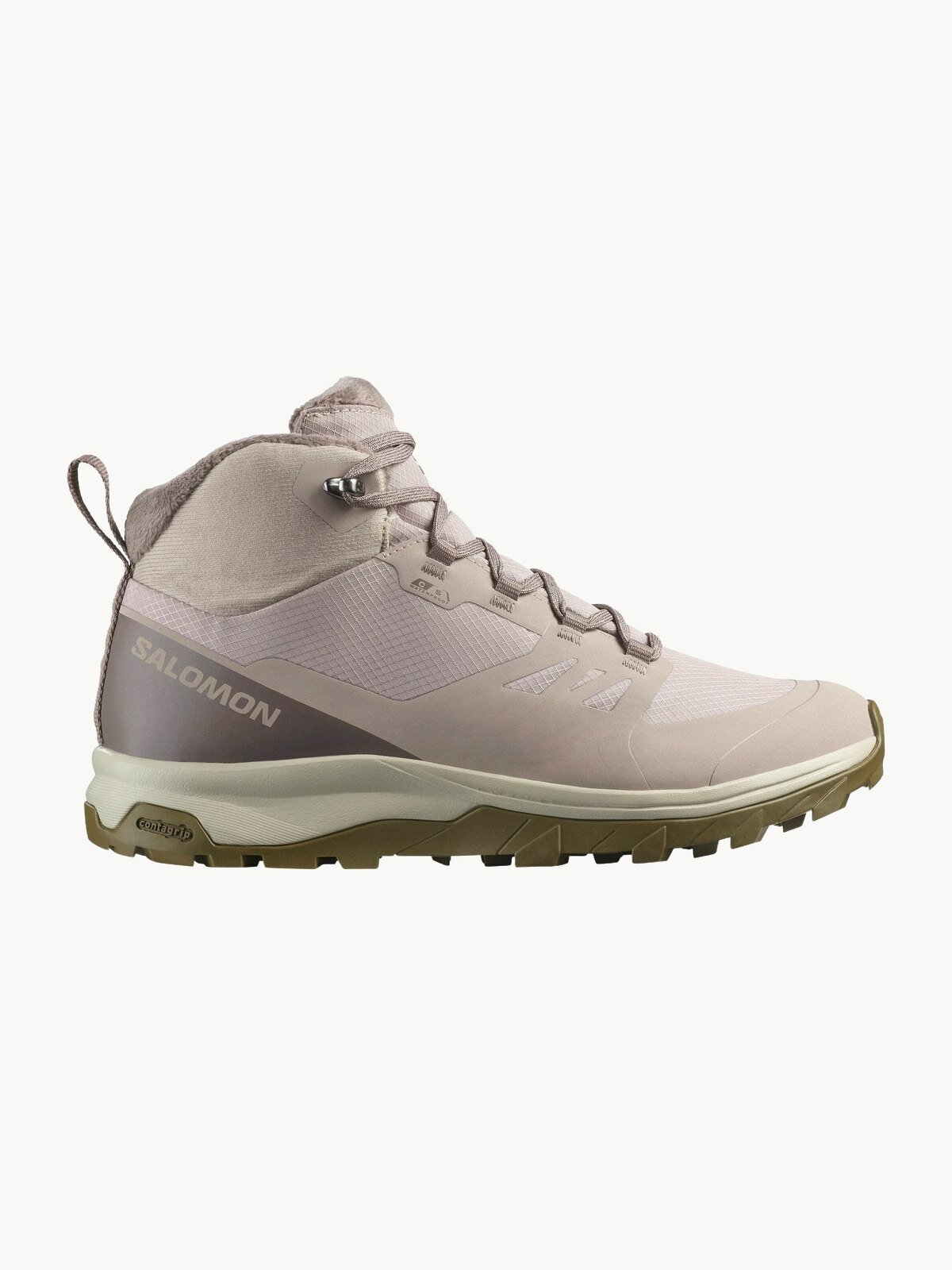 Ботинки хайкеры Salomon Outsnap Waterproof, размер 5 UK, бежевый