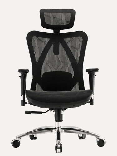 Изображение товара Кресло компьютерное SIHOO M57 (2D поясничный упор, сетка, чёрный)