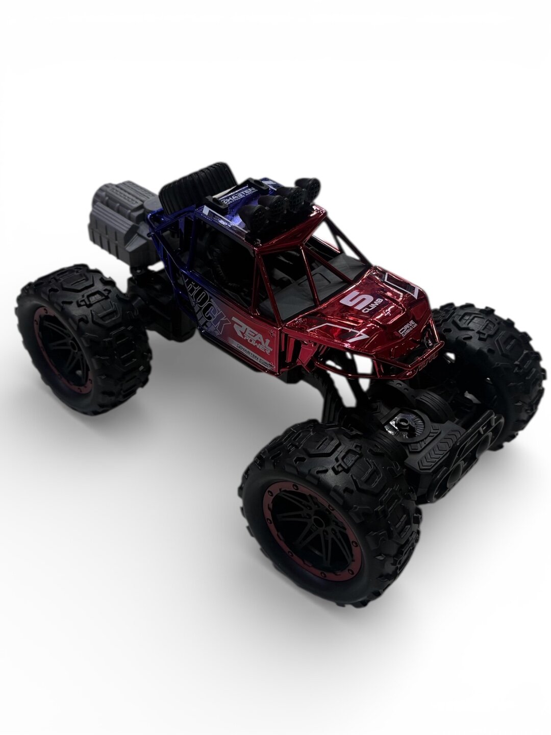 Радиоуправляемый внедорожник Rock Crawler , с металлическим корпусом с дымом
