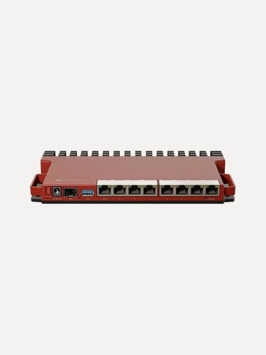 Изображение товара Маршрутизатор Mikrotik L009UiGS-RM, 8 гигабитных Ethernet портов, PoE, 1 SFP-порт