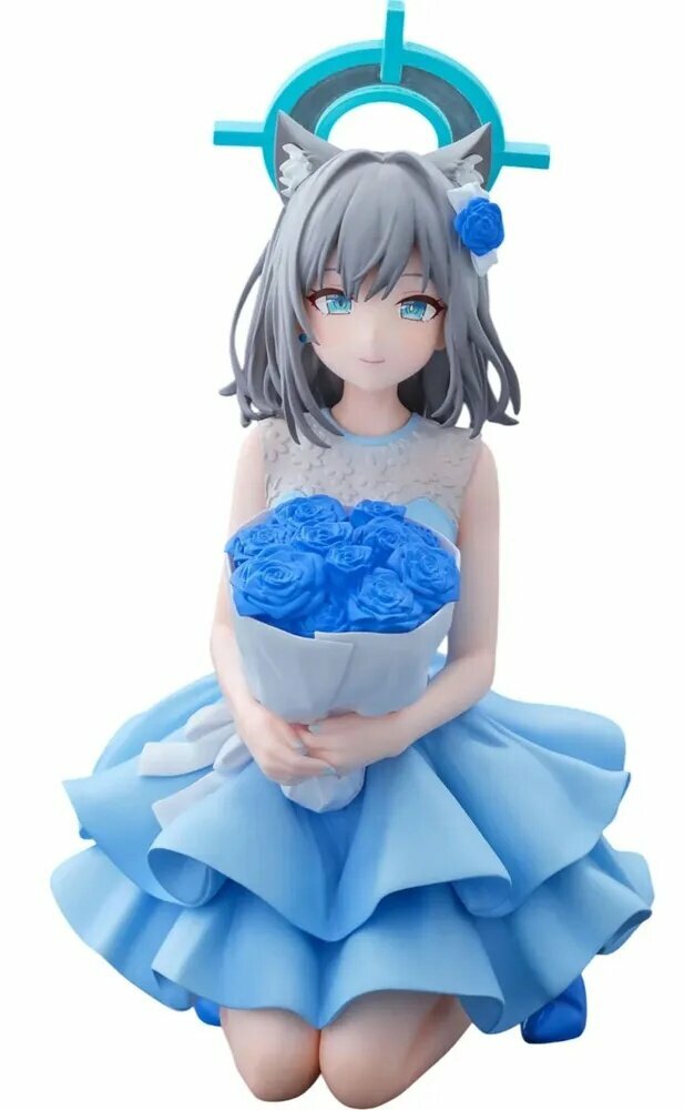 Фигурка Аниме Синий архив Сунаоками Широко / Blue Archive Shiroko Sunaookami (13см, пакет)