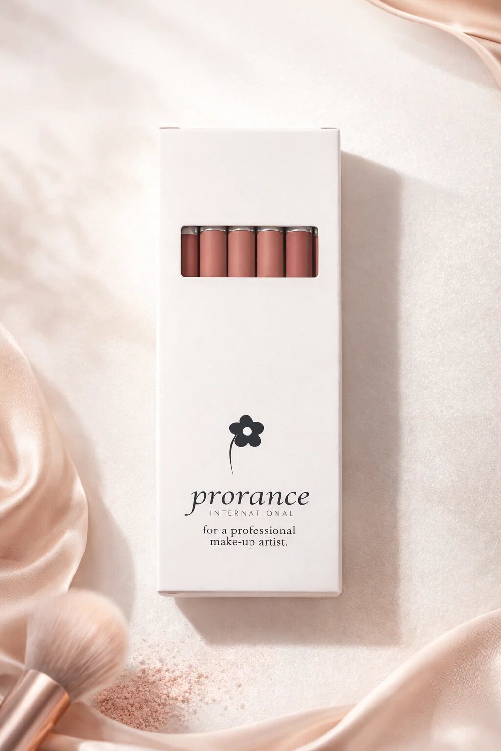 Prorance International Professional набор помад для губ (5 шт.) – матовые, стойкие, для профессионального макияжа