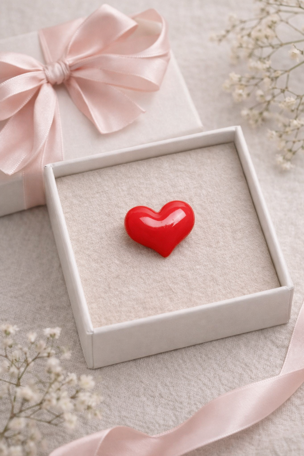 Брошь, 1 шт., красный — фото 1