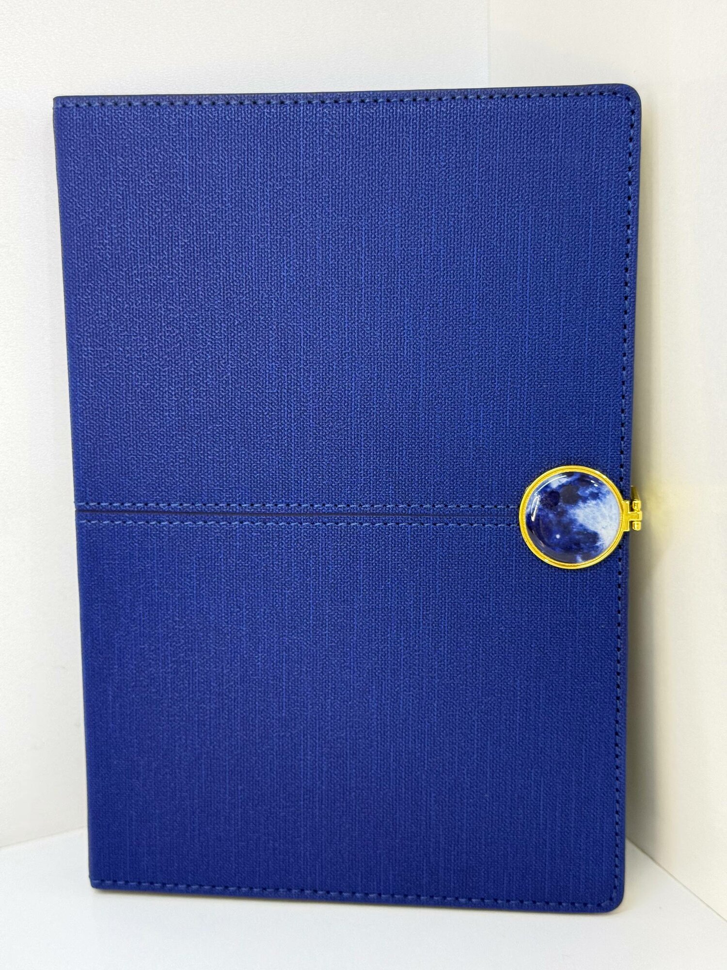 Ежедневник недатированный, подарочный, А5, в клетку, синий, недатированный