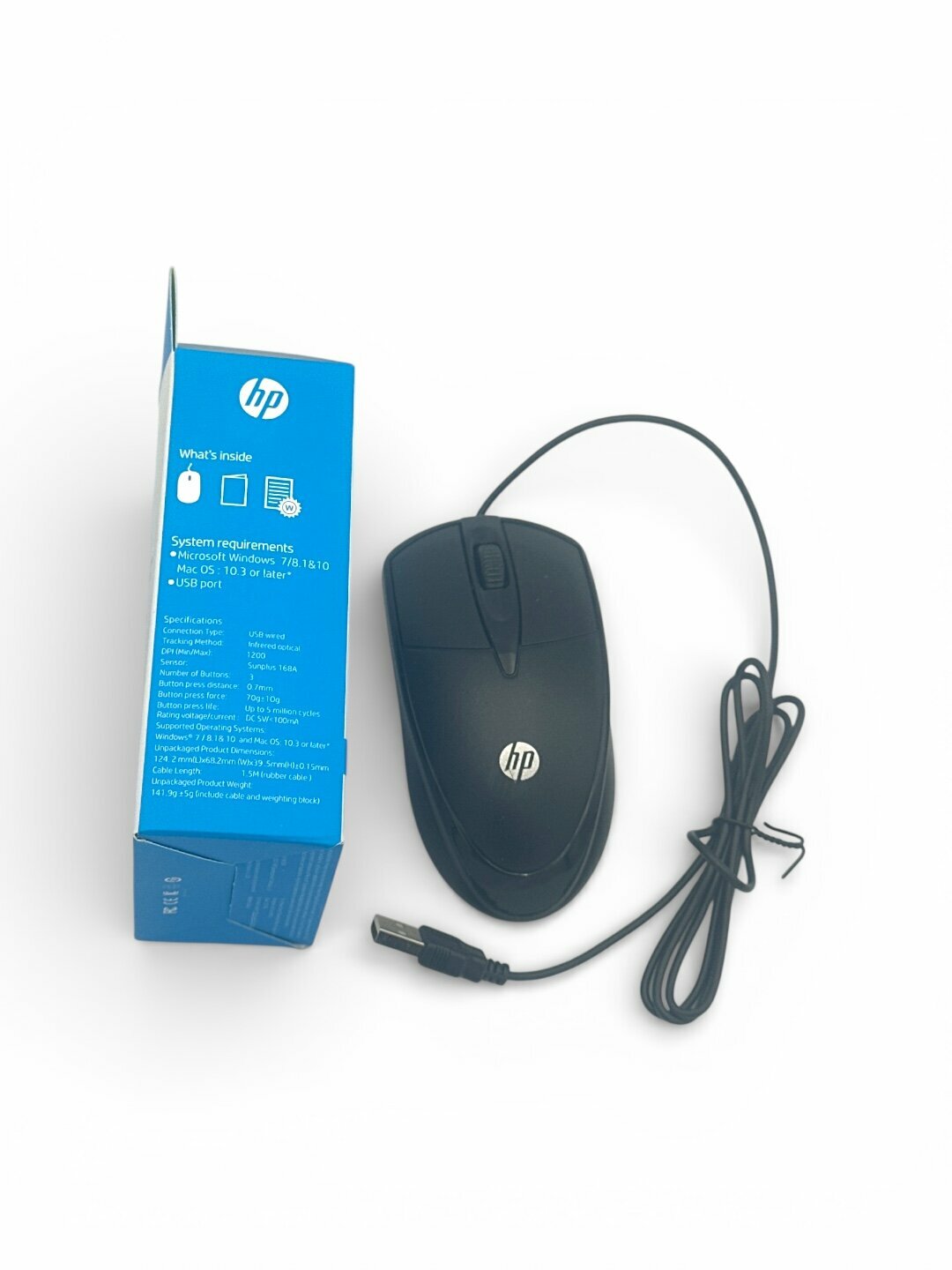 Проводная компьютерная мышь HP X66, M100 — фото 1