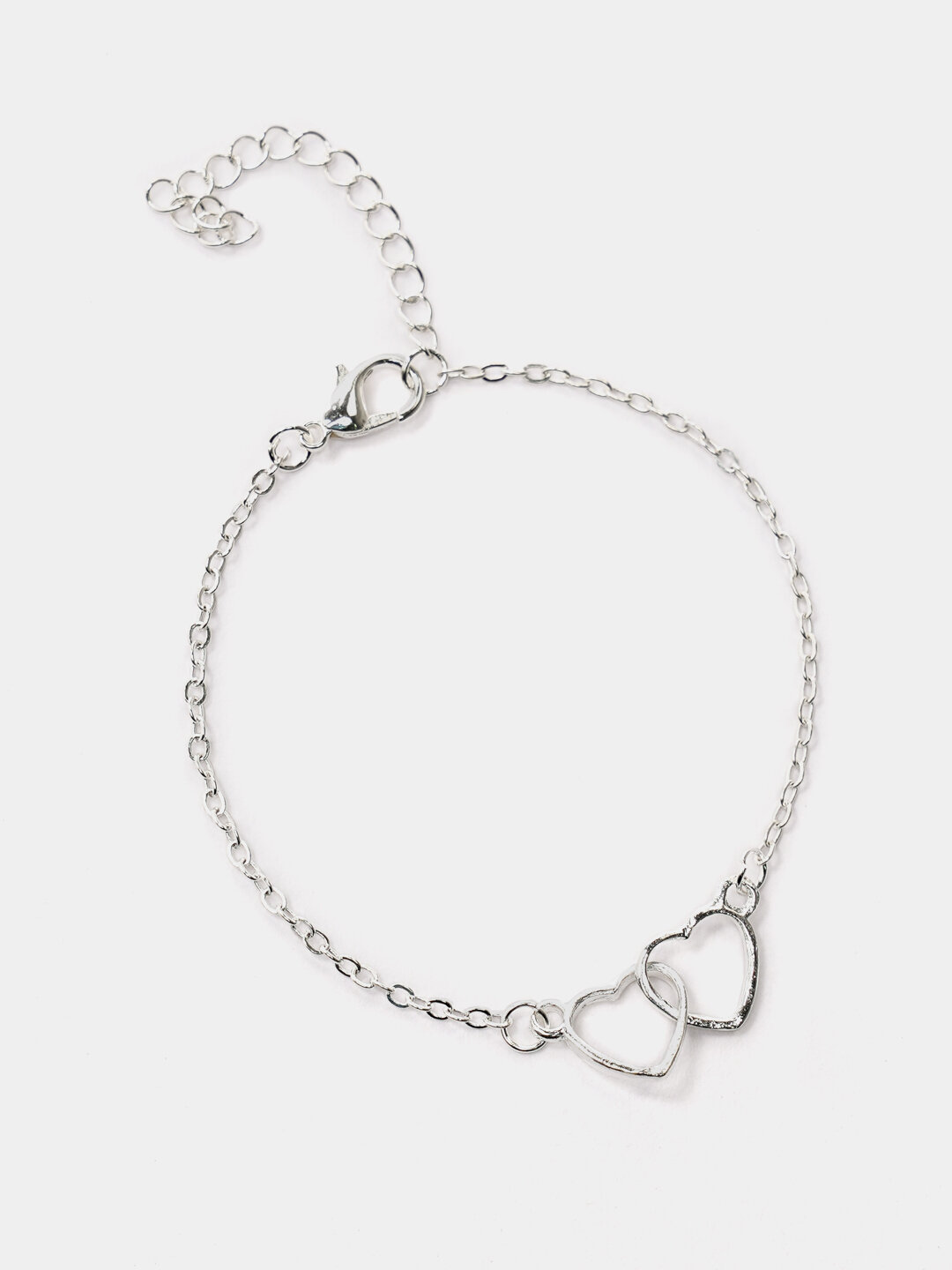 Браслет, 1 шт., размер 22 см, размер XL, диаметр 7 см, серый — фото 1