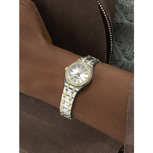 фото Наручные часы guess, золотой, серебряный