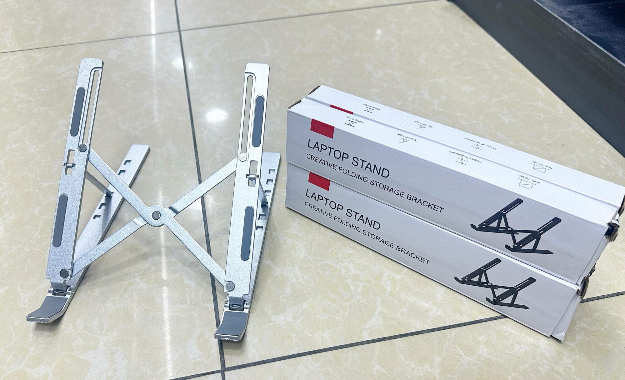 Складная подставка для ноутбука, алюминиевая, регулируемая, с вентиляцией