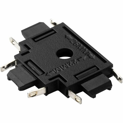 фото Аксессуары к шинопроводу jazzway mtr16 ct-bl коннектор черный t-обр. 5057333