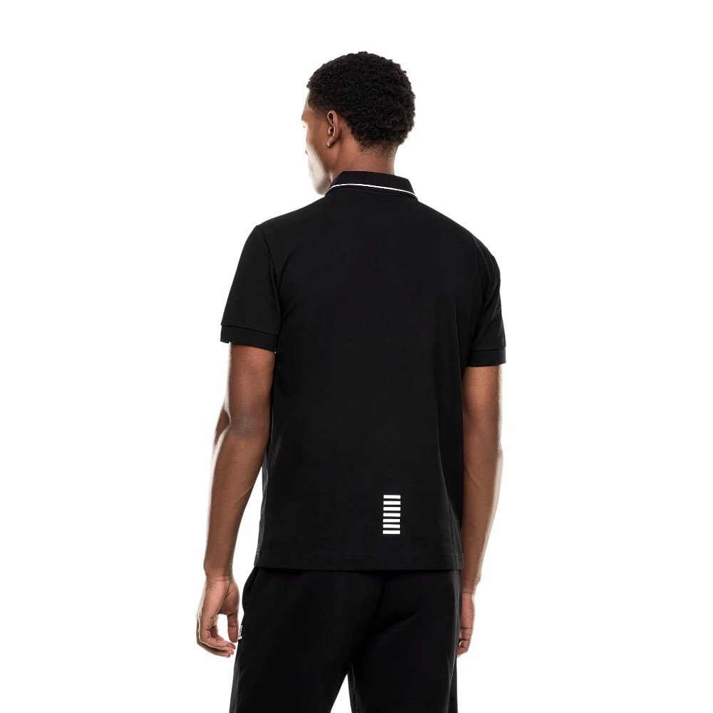 Поло EA7 EMPORIO ARMANI, размер L, черный — фото 1