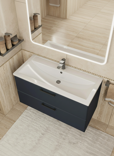 Изображение товара Раковина для ванной комнаты Uperwood Foster 100 см, прямоугольная