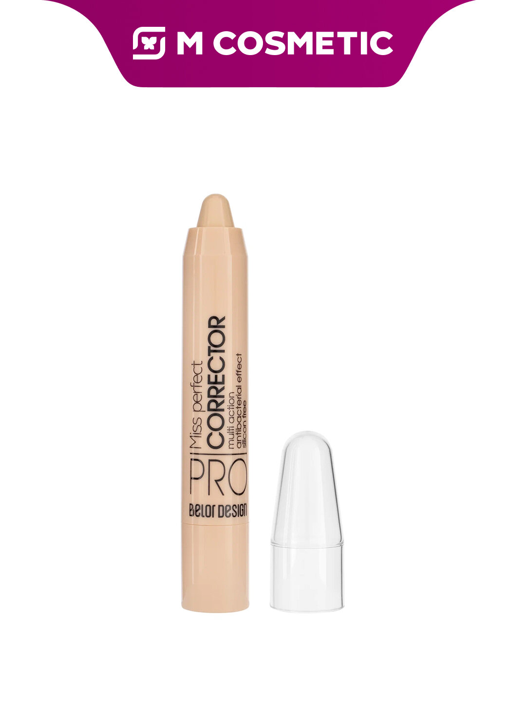 Корректор Miss Perfect BelorDesign, тон 12, кремовый, устойчивый