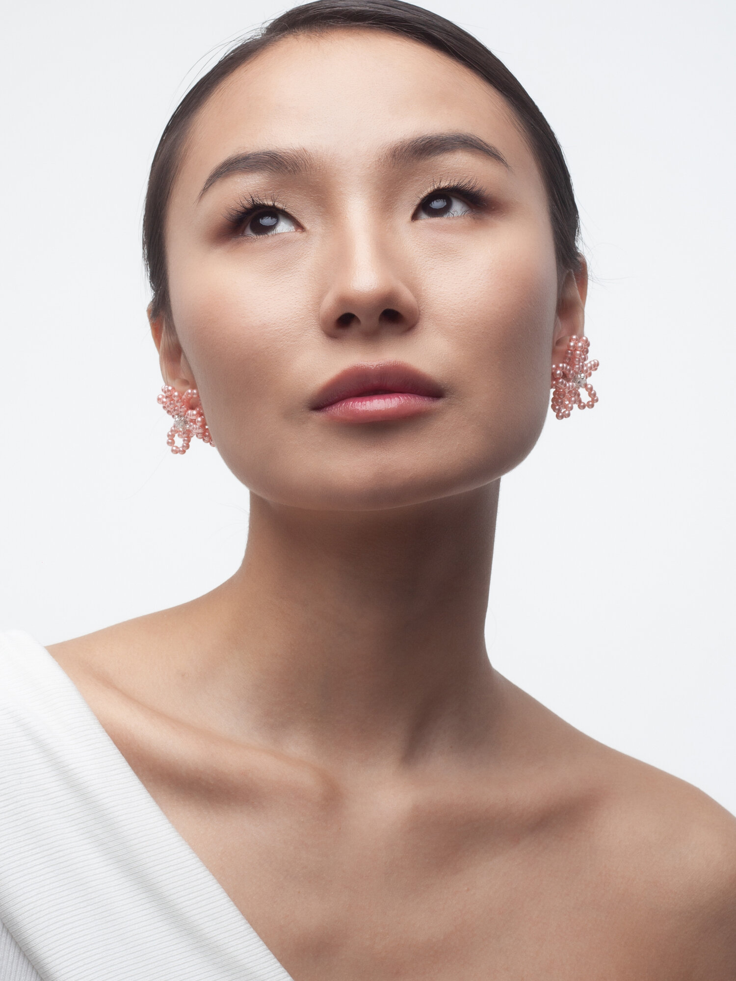 Серьги пусеты FETISH, бисер