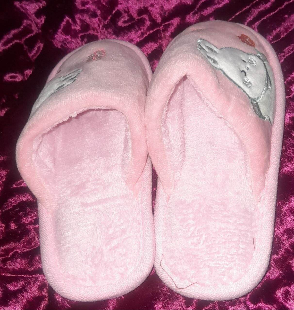 Тапочки, размер 30-31, розовый/белый — фото 1