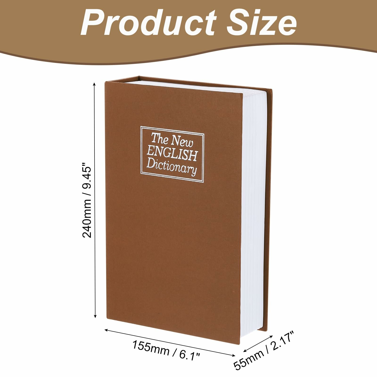 Сейф-книга — надёжная шкатулка для хранения денег, документов и ценных мелочей. Доступна в разных размерах!