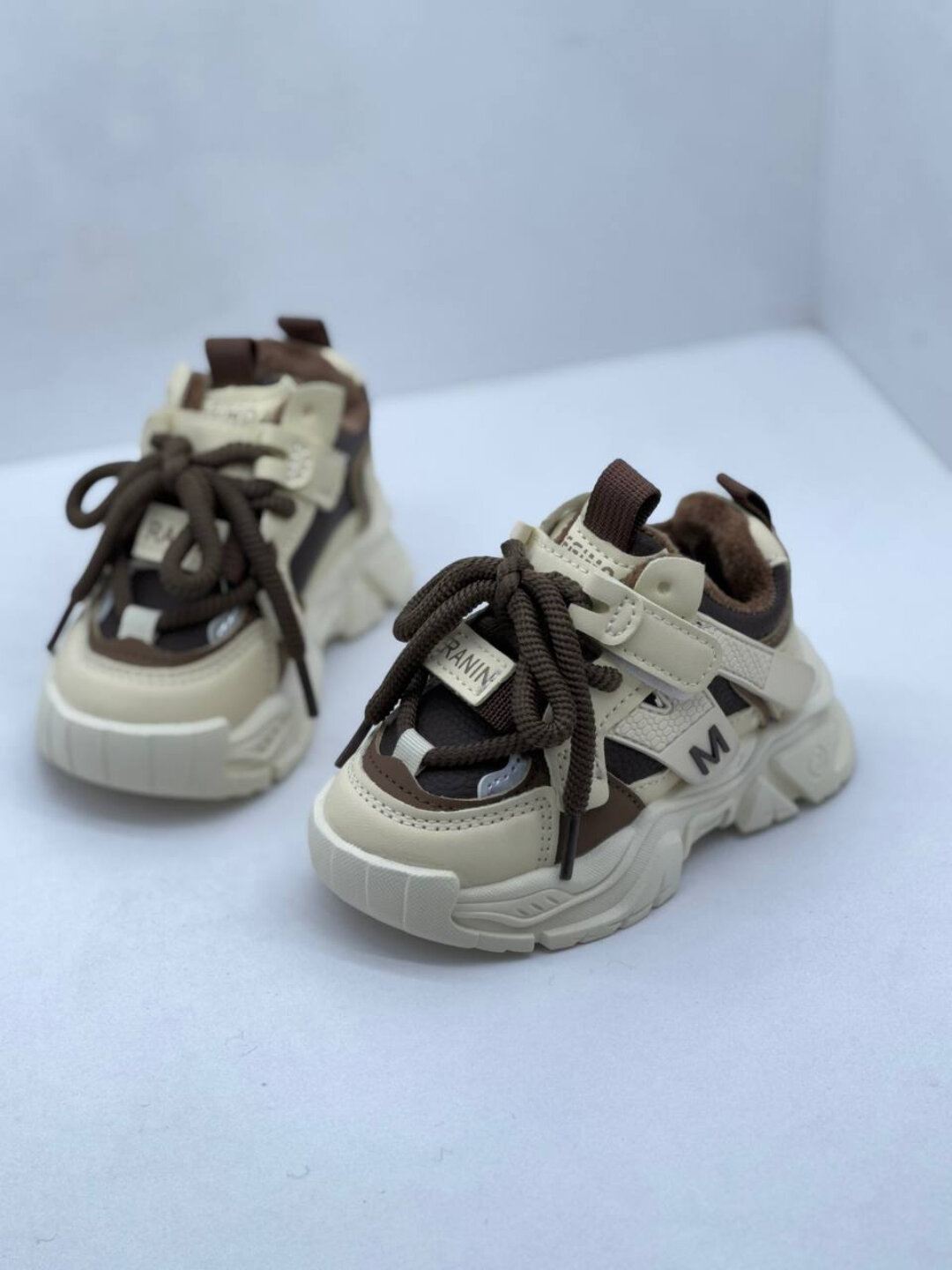 Кроссовки Кроссовки, размер 24, бежевый — фото 1