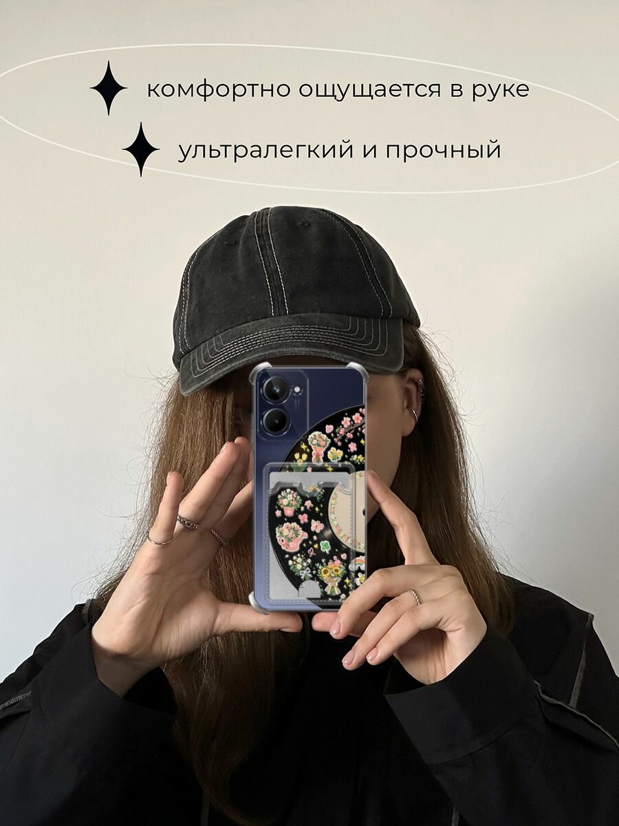 Чехол на Реалми 10 4G с картой — фото 1