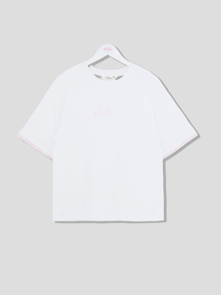 Футболка Deloras, Белый, 140 — фото 1