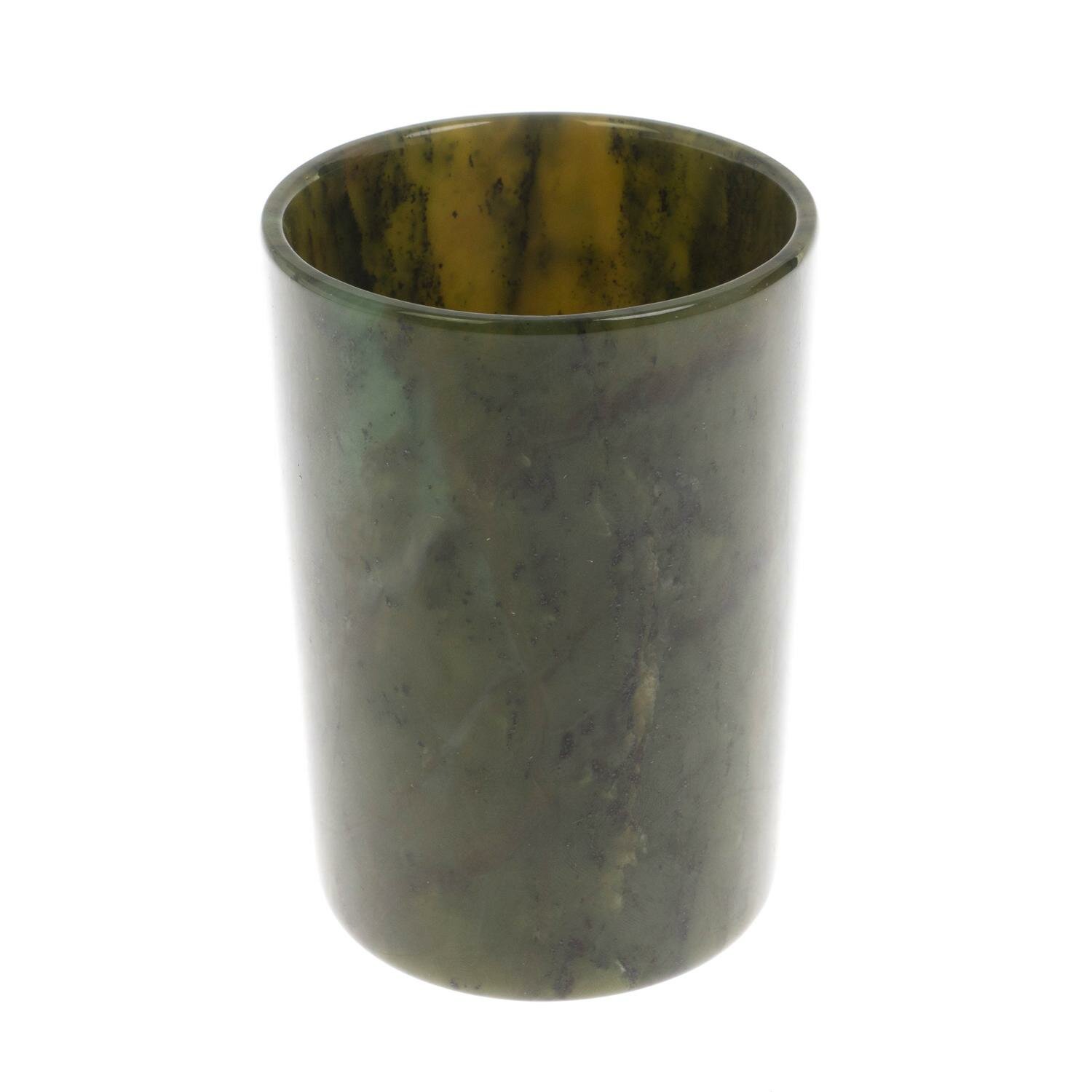 Стакан из нефрита 7х7х10 см 130255