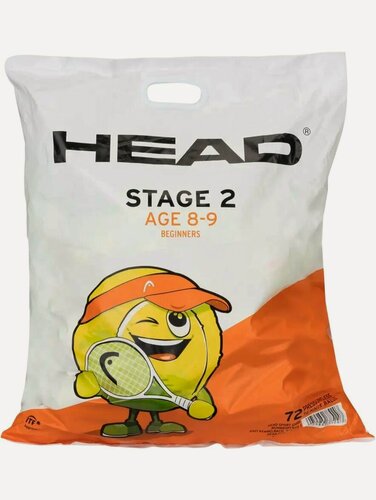 Изображение товара Мяч Head 72B HEAD STAGE 2 578420 состав Полиэстер цвет желтый