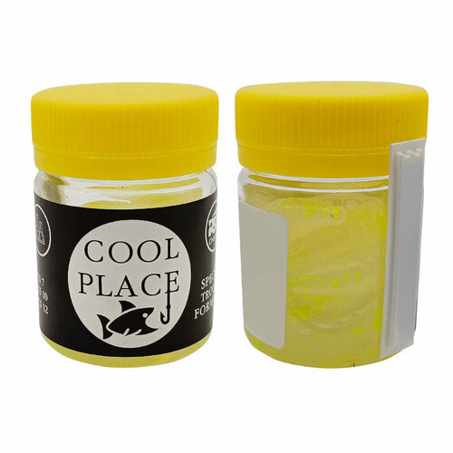 Приманка Cool Place Maggot 4см, цвет молочный (желтая крошка), с ароматом сыра