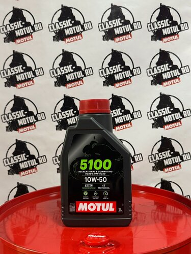 Изображение товара Синтетическое моторное масло Motul 5100 4T 10w-50 (1L) 113188
