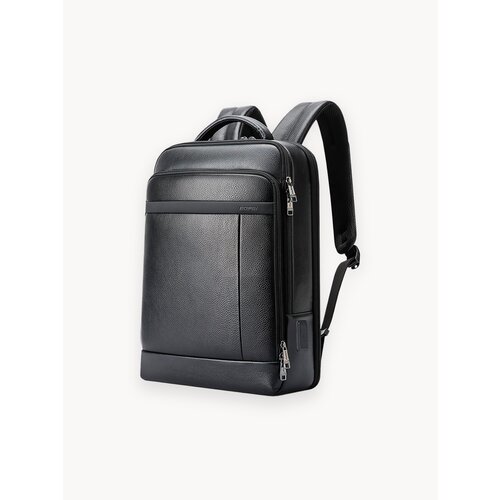 Рюкзак мужской/женский кожаный городской дорожный Bopai средний 13л, для ноутбука 15.6