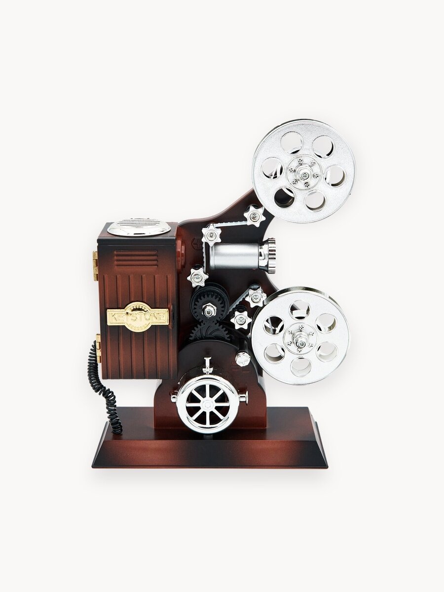 Шкатулка музыкальная с отделениями для украшений Кинопроектор