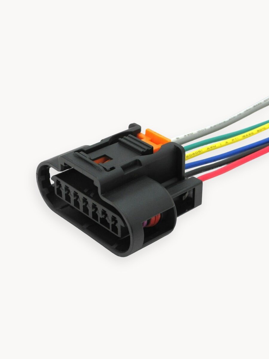 Разъем катушки зажигания Опель Шевроле 7 контактов (7 pin) с проводами OEM: 19300958, 1930-0958