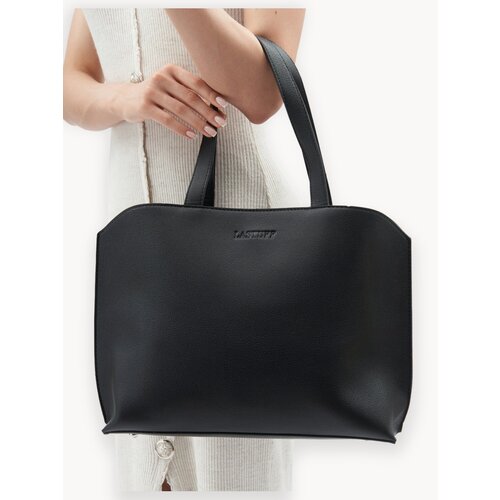 Сумка Lastuff, фактура зернистая, рельефная, черный