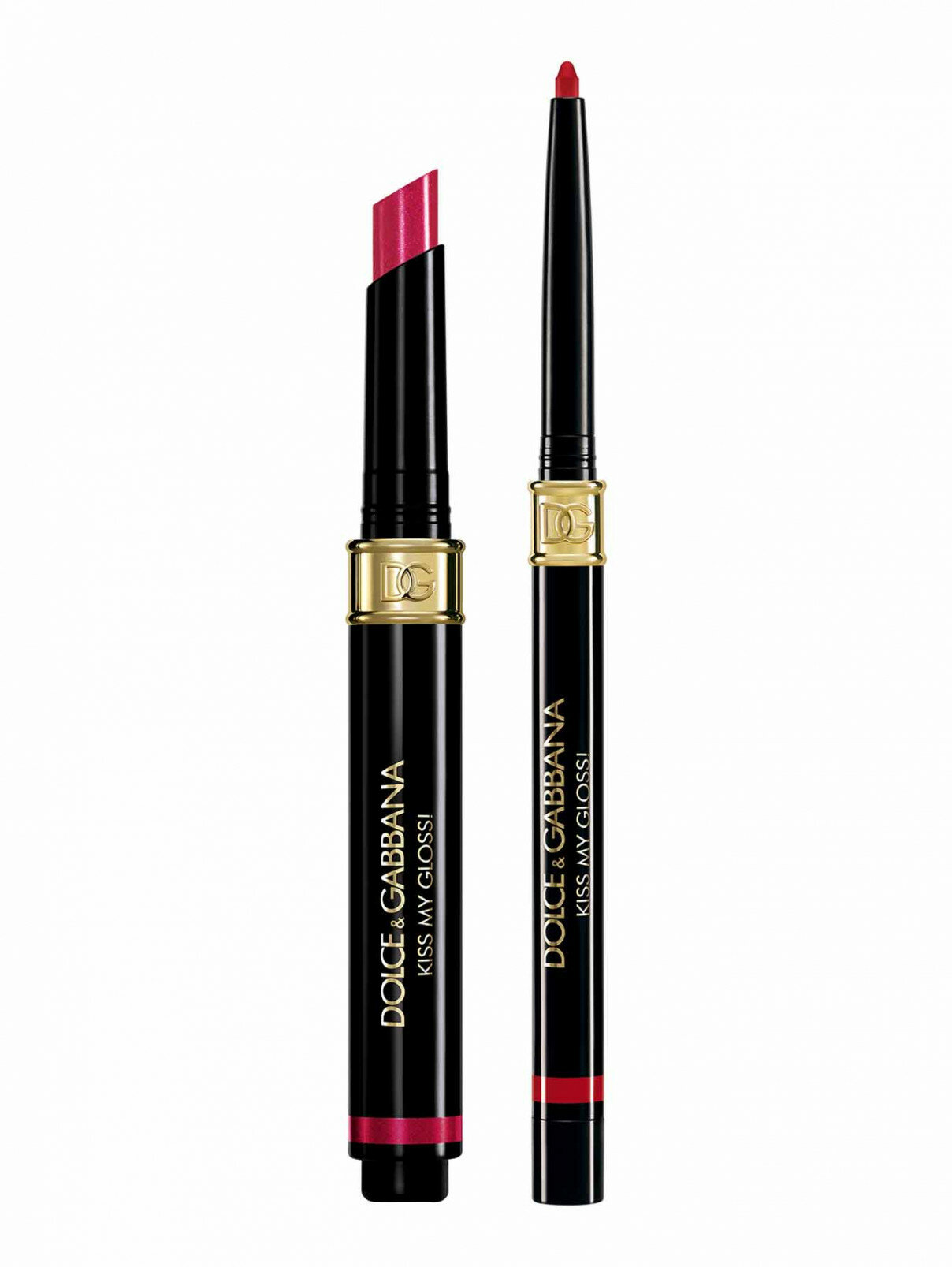 Dolce & Gabbana Дуэт средств для губ Kiss My Gloss! 4D: блеск в стике и карандаш, оттенок 05 Pout
