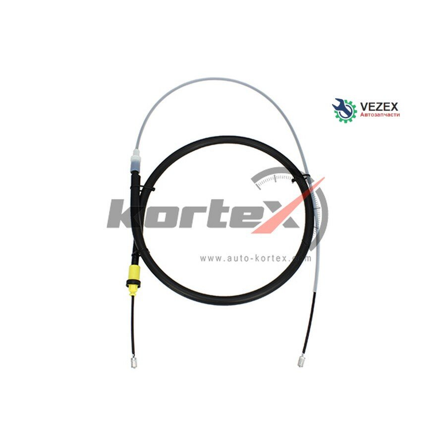 KORTEX KBC161 Трос ручного тормоза PEUGEOT 207 1.4/1.6 06- задн. KBC161