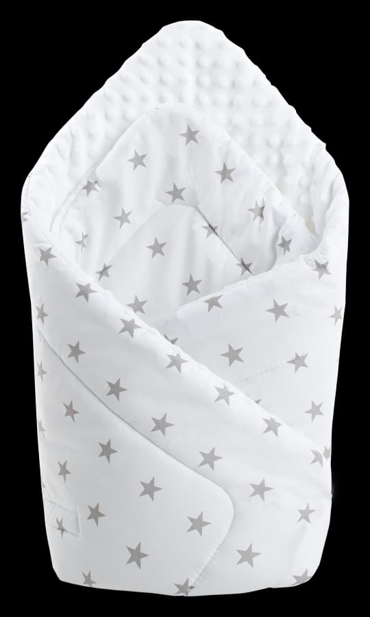 Плед Medi Partners Stars, белый, 75x75 см